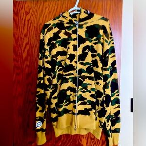 Authentic BAPE 1st Camo Shark Full Zip Hoodie